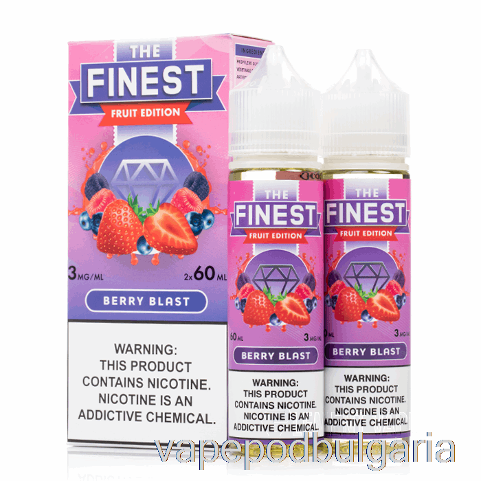 Vape Bulgaria Berry Blast - най-доброто плодово издание - 120 мл 6 мг